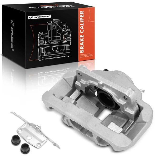1-PC Brake Caliper, Front Left Driver Side, 1-Piston, A-Premium APBC3039