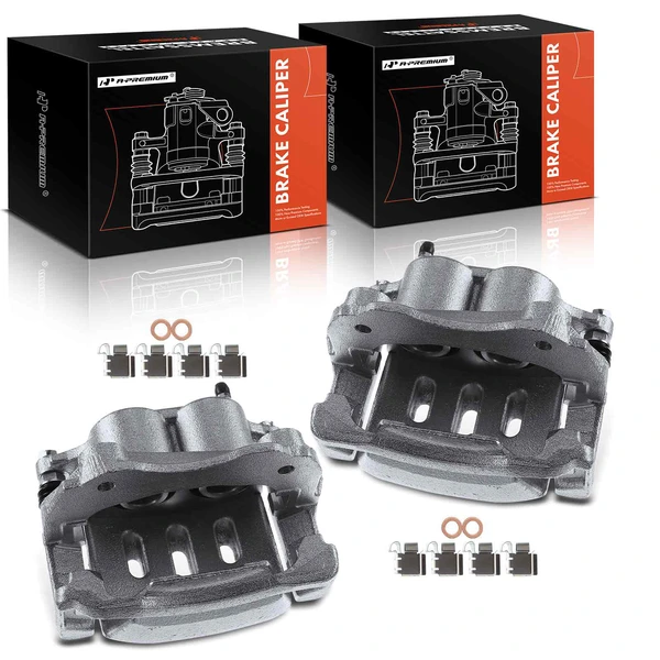 2002-2010 Lexus SC430 2-Pc Brake Caliper Front Driver & Passenger 2-Piston A-Premium APBC1107