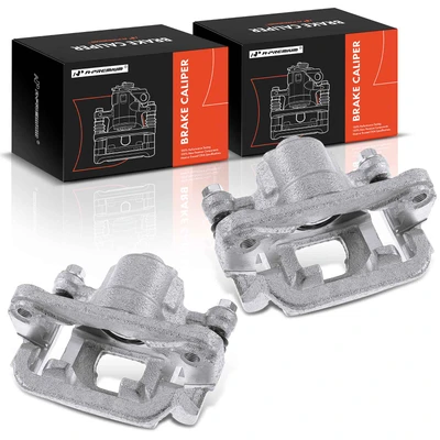2 Pcs Rear Brake Caliper with Bracket