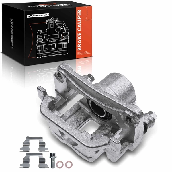 1-PC Brake Caliper, Rear Right Passenger Side, 2-Piston, A-Premium APBC2009