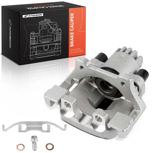 1-Pc Brake Caliper with Bracket Rear Right Passenger Side 1-Piston A-Premium APBC4642