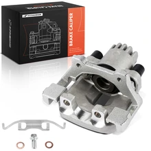 1999-2003 BMW 540i 1pc Brake Caliper with Bracket Rear Left Driver Side 1-Piston A-Premium APBC4643