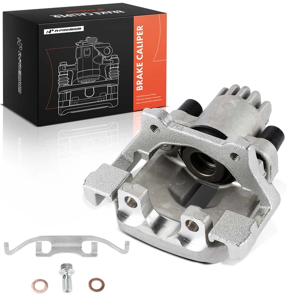 1-Pc Brake Caliper with Bracket Rear Left Driver Side 1-Piston A-Premium APBC4643