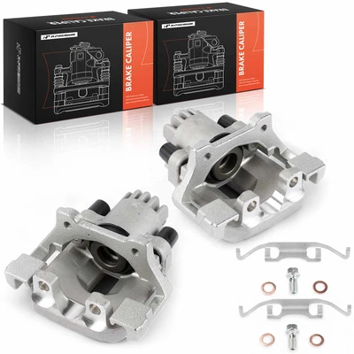 2 Pcs Rear Brake Caliper with 1-Piston