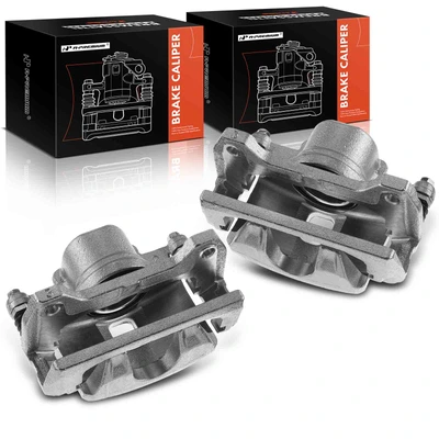 2 Pcs Front Brake Caliper with Bracket