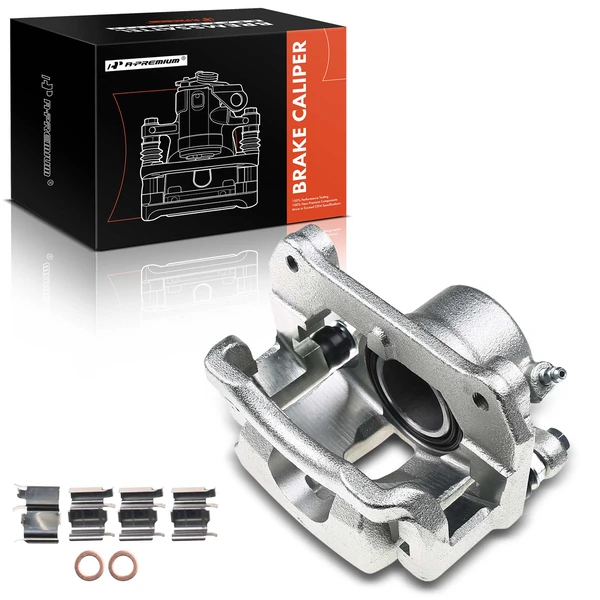 1-PC Brake Caliper, Front Left Driver Side, 1-Piston, A-Premium APBC2366