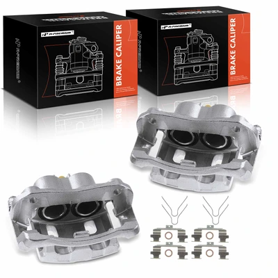 2pc Brake Caliper, Front Driver & Passenger, 2-Piston, A-Premium APBC0855