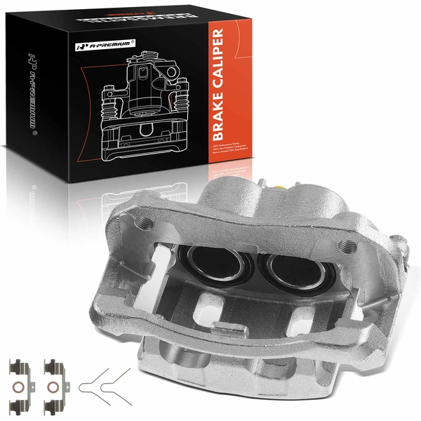 1-PC Brake Caliper, Front Right Passenger Side, 2-Piston, A-Premium APBC0853