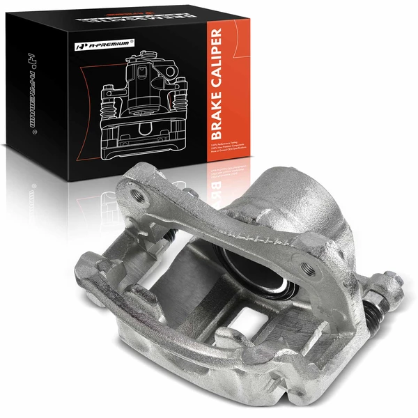 1-PC Brake Caliper, Front Left Driver Side, 1-Piston, A-Premium APBC0776