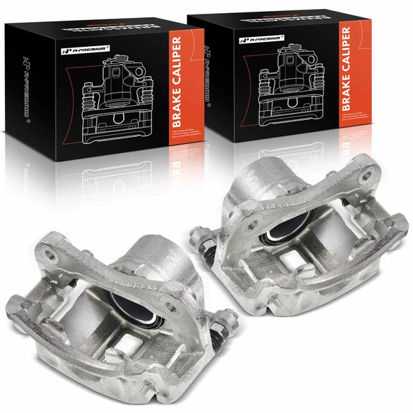 2002-2005 Hyundai Elantra 2-Pc Brake Caliper Front Driver & Passenger 1-Piston A-Premium APBC1357