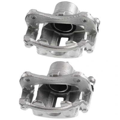 2 Pcs Front Brake Caliper with Bracket