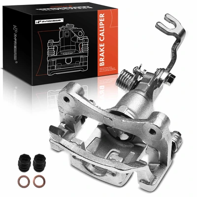 Rear Passenger Brake Caliper with Bracket