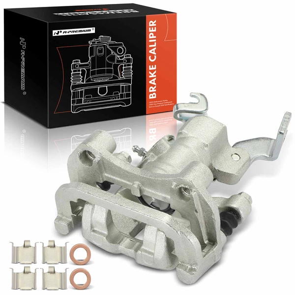 1-PC Brake Caliper, Rear Left Driver Side, 1-Piston, A-Premium APBC4092
