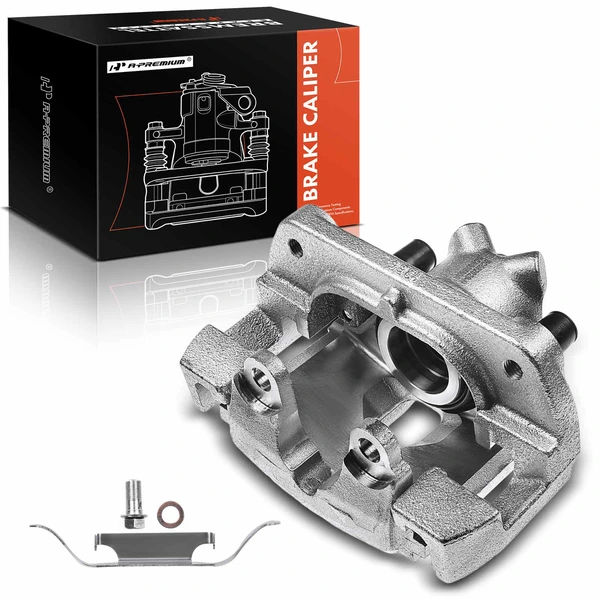 1-PC Brake Caliper, Front Right Passenger Side, 1-Piston, A-Premium APBC2019