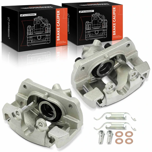 2-PC Brake Caliper, Front Driver & Passenger, 1-Piston, A-Premium APBC2021