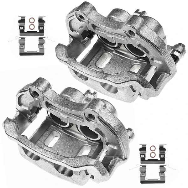 2-PC Brake Caliper, Front Driver & Passenger, 2-Piston, A-Premium APBC2023