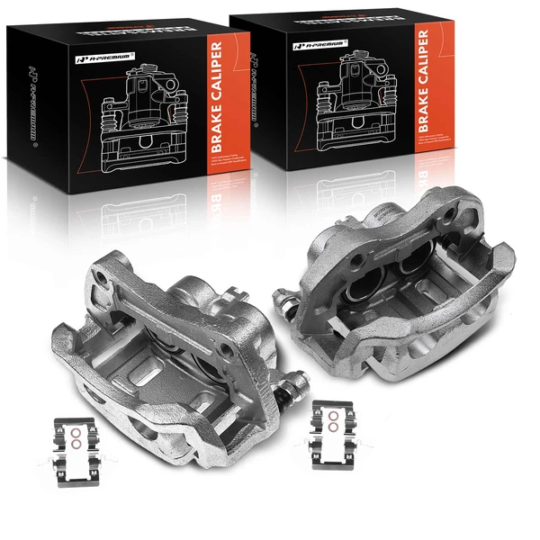 2012-2013 INFINITI M35h 2-Pc Brake Caliper Front Driver & Passenger 2-Piston A-Premium APBC2025