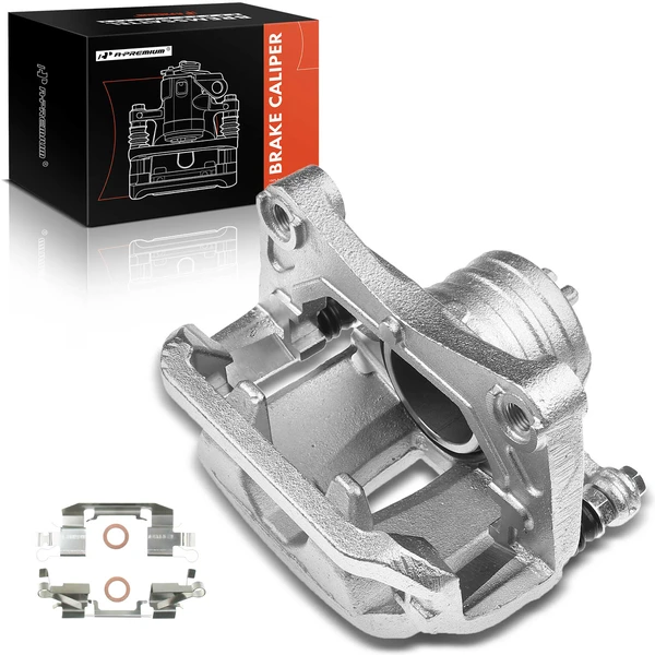 1-PC Brake Caliper, Front Left Driver Side, 1-Piston, A-Premium APBC2029