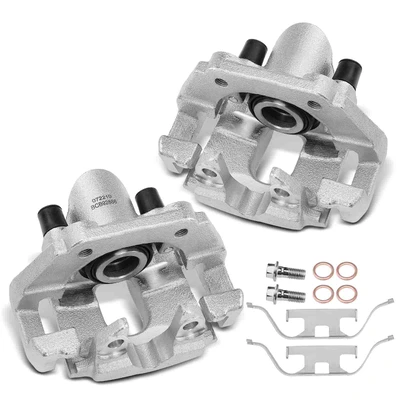 2 Pcs Rear Disc Brake Calipers with Bracket