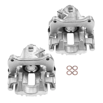 2 Pcs Rear Disc Brake Calipers with Bracket