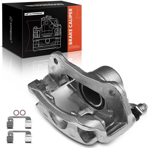 1-PC Brake Caliper, Front Left Driver Side, 1-Piston, A-Premium APBC2367
