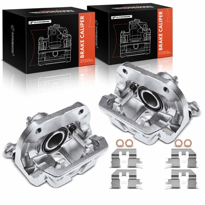 2 Pcs Rear Brake Caliper with Bracket