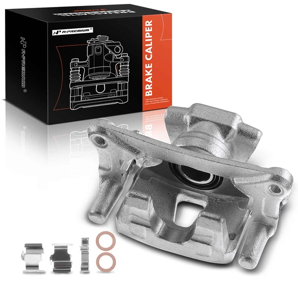 1-PC Brake Caliper, Rear Right Passenger Side, 1-Piston, A-Premium APBC0709