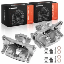 2 Pcs Rear Brake Caliper with Bracket