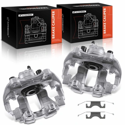 2 Pcs Rear Brake Caliper with Bracket