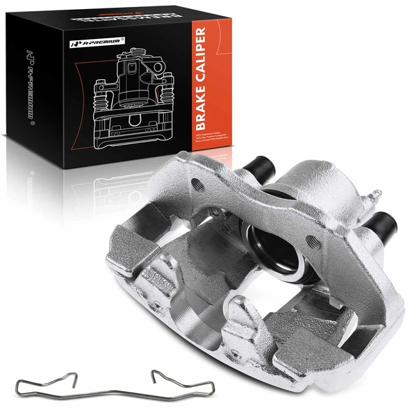 1-PC Brake Caliper, Front Left Driver Side, 1-Piston, A-Premium APBC3053