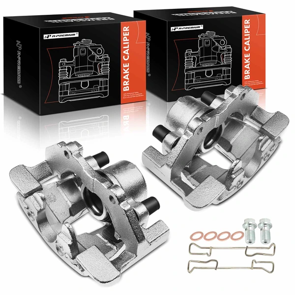 2-PC Brake Caliper, Front Driver & Passenger, 1-Piston, A-Premium APBC2038