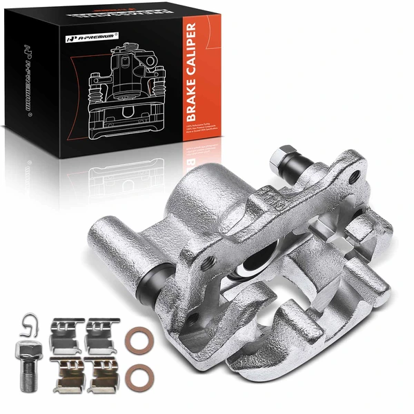 1-PC Brake Caliper, Rear Left Driver Side, 1-Piston, A-Premium APBC2040