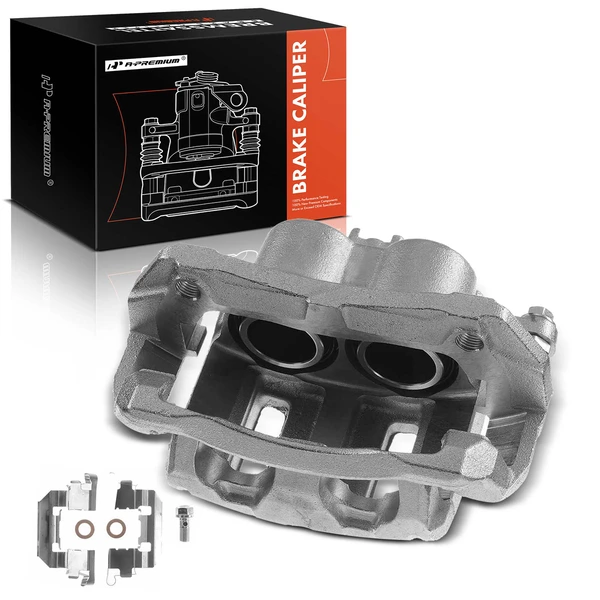 1-PC Brake Caliper, Front Right Passenger Side, 2-Piston, A-Premium APBC0395