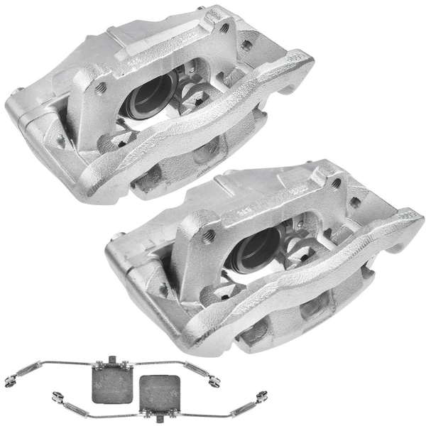 2008 Volvo S60 2-Pc Brake Caliper Front Driver & Passenger 1-Piston A-Premium APBC3170