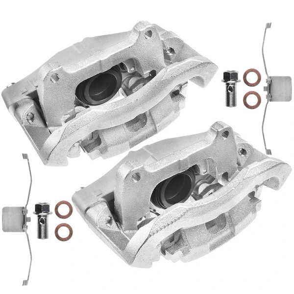 2-PC Brake Caliper, Front Driver & Passenger, 1-Piston, A-Premium APBC3201