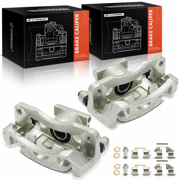 2-PC Brake Caliper, Rear Driver & Passenger, 1-Piston, A-Premium APBC4375