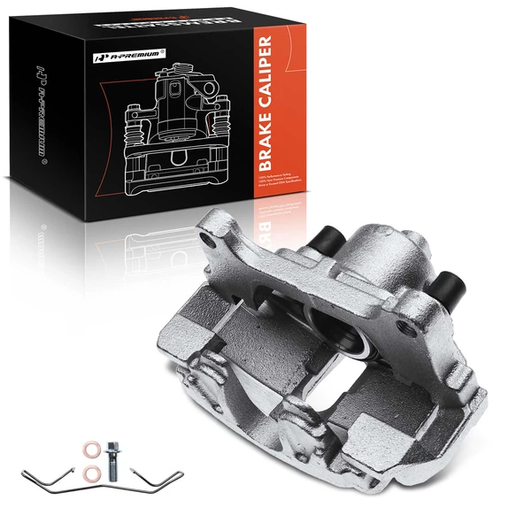 1-PC Brake Caliper, Front Right Passenger Side, 1-Piston, A-Premium APBC2451