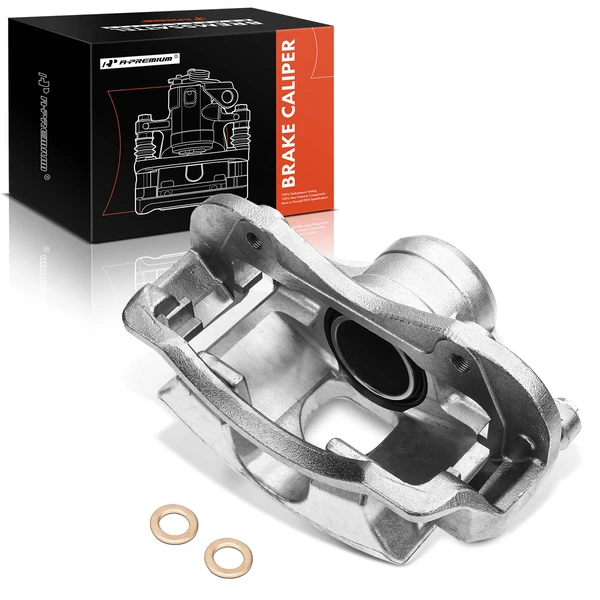 1-PC Brake Caliper, Front Left Driver Side, 1-Piston, A-Premium APBC3059