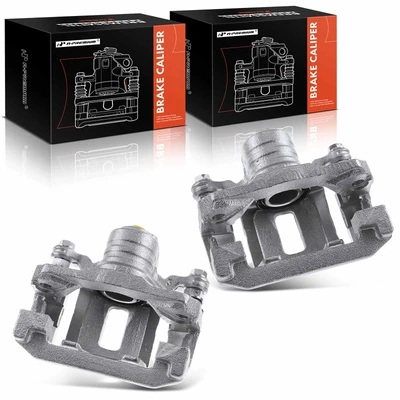 2 Pcs Rear Brake Caliper with Bracket
