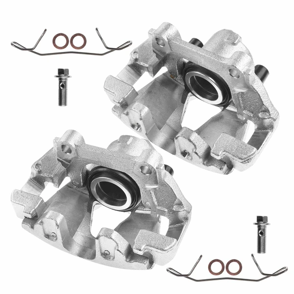 2-Pc Brake Caliper Front Driver & Passenger 1-Piston A-Premium APBC3169