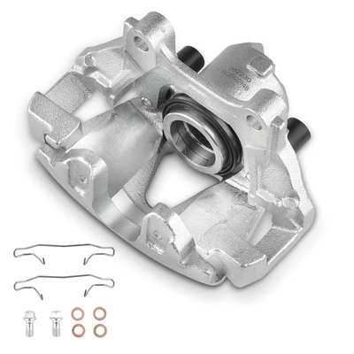 Front Driver Disc Brake Caliper with Bracket