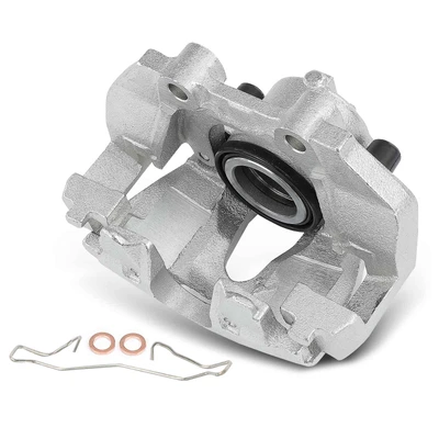 Front Passenger Disc Brake Caliper with Bracket