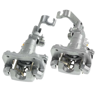 2 Pcs Rear Brake Caliper with Bracket