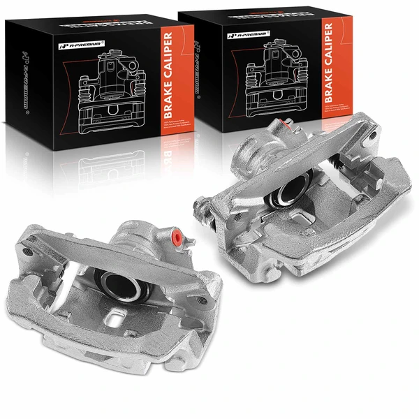 2012-2018 Subaru WRX 2-Pc Brake Caliper Rear Driver & Passenger 1-Piston A-Premium APBC0703