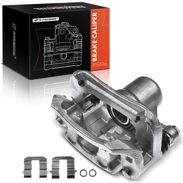1-PC Brake Caliper, Rear Right Passenger Side, 1-Piston, A-Premium APBC2085