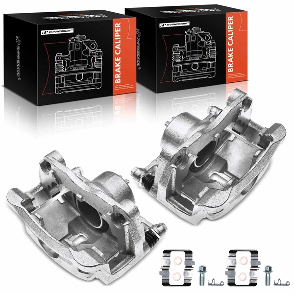 2-PC Brake Caliper, Front Driver & Passenger, 1-Piston, A-Premium APBC1575