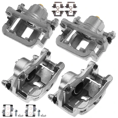 4 Pcs Front & Rear Disc Brake Calipers
