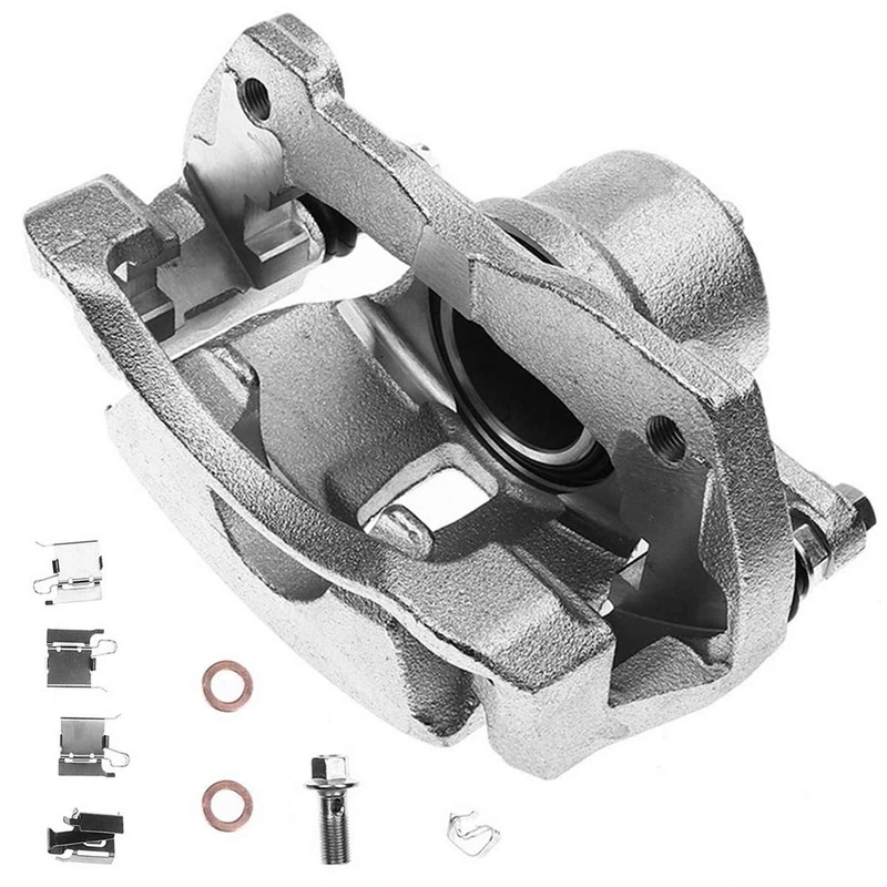 Front Driver Brake Caliper with Bracket for Toyota Corolla 2009-2019 Matrix