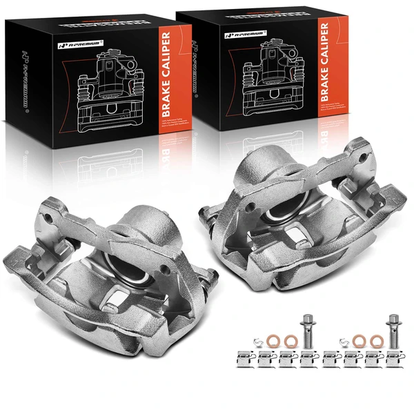 2009-2019 Toyota Corolla 2-Pc Brake Caliper Front Driver & Passenger 1-Piston A-Premium APBC1578