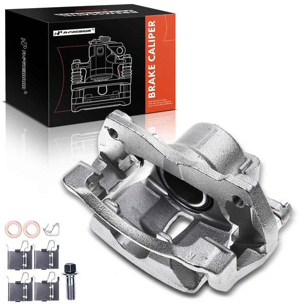 1-PC Brake Caliper, Front Right Passenger Side, 1-Piston, A-Premium APBC1579